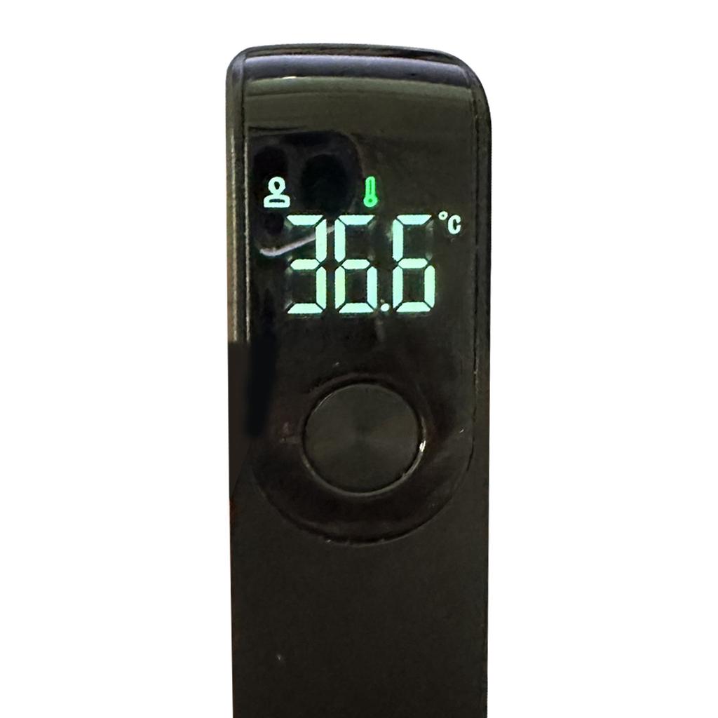 Forehead Thermometer Black Mini Portable Contactless Infrared Handheld Electronic Thermometer for