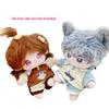 In-stock 20cm Cotton Doll Plush Toy Changeable Outfit With Lock Warm Shortcut Sweatshirt And Pants