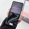Модный простой кожаный чехол для телефона с узором «водная рябь» для Motorola Razr 50 60 70 Ultra 60Pro, с ремешком-шнурком, защита задней крышки