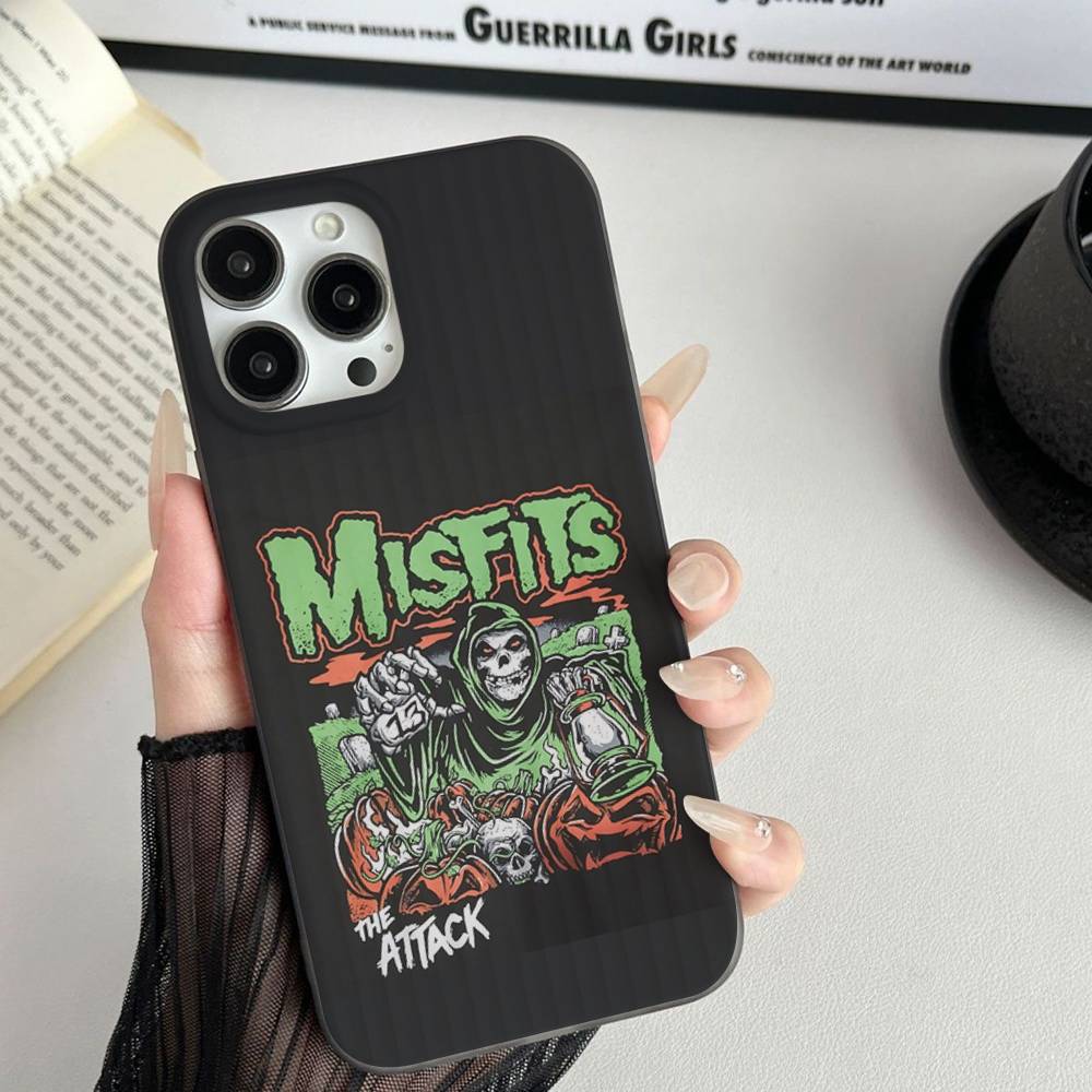 Чехол для телефона M-Misfits G-Glenn Danzig с гофрированной полоской для iPhone 17 16 15 14 13 12 11 Pro Max Plus Pro, противоударный