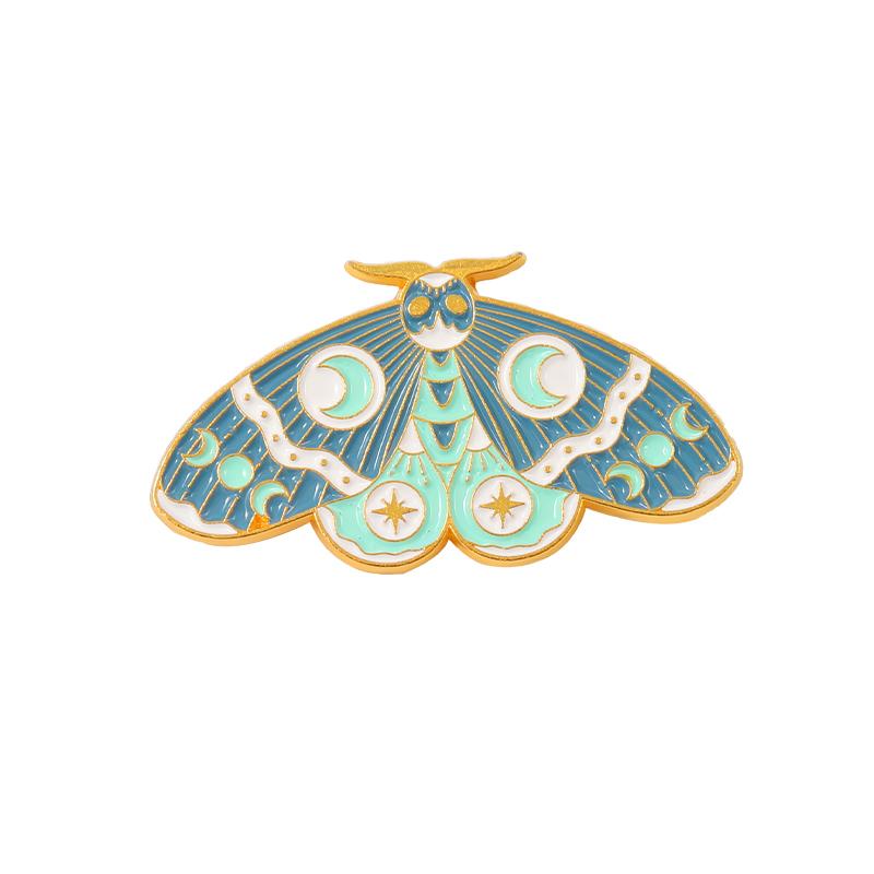 Butterfly Enamel Pin Cartoon Witch Animals Brooch Badges Insect Punk Lapel Clothes Women Kids Jewelry Backpack Gift for Friends
