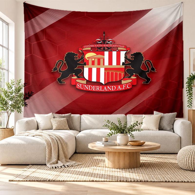 Sunderland Wall Tapestry, Soft Fabric Wall Hanging, Decorative Backdrop For Bedroom Home Wall Art