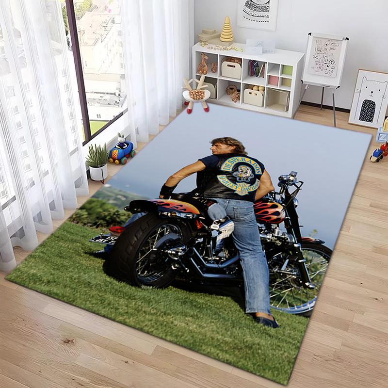 French legendary rock singer and actor Johnny Hallyday carpet is suitable for living room and bedroom doormats office balcony decorative carpet V14