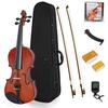 BQKOZFIN Violin Beginner Set Violin with 2 Spare and Shoulder Rest 3/4 Bows, Tuner, Strings,