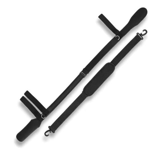 Fishing Rod Protector Shoulder Strap Adjustable Foldable Portable Anti-Collision Fishing Pole Tip Protective Sleeve Cover Case Fishing Accessories