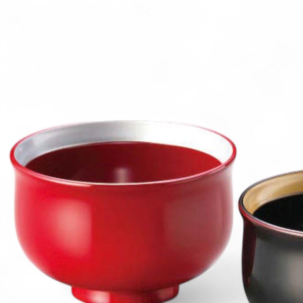 J-kitchens Set of 2 Lacquerware Bowls, Hand-Painted, Made in Japan, PID-529234