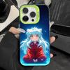 Anime I-Inuyasha Phone Case For iPhone 16,15,14,13,12,11,Pro,Max,Plus,Mini,XS,SE Anti Fall Green Matte Hard Bumper
