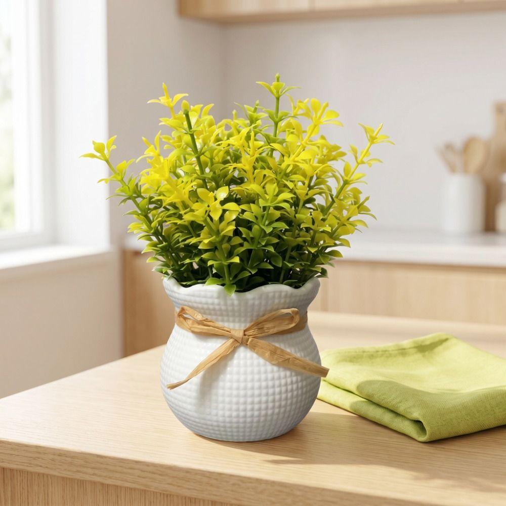 Bonsai Artificial Plants Ornaments Fake Potted Flowers Cute Decorative Potted Plants  Office