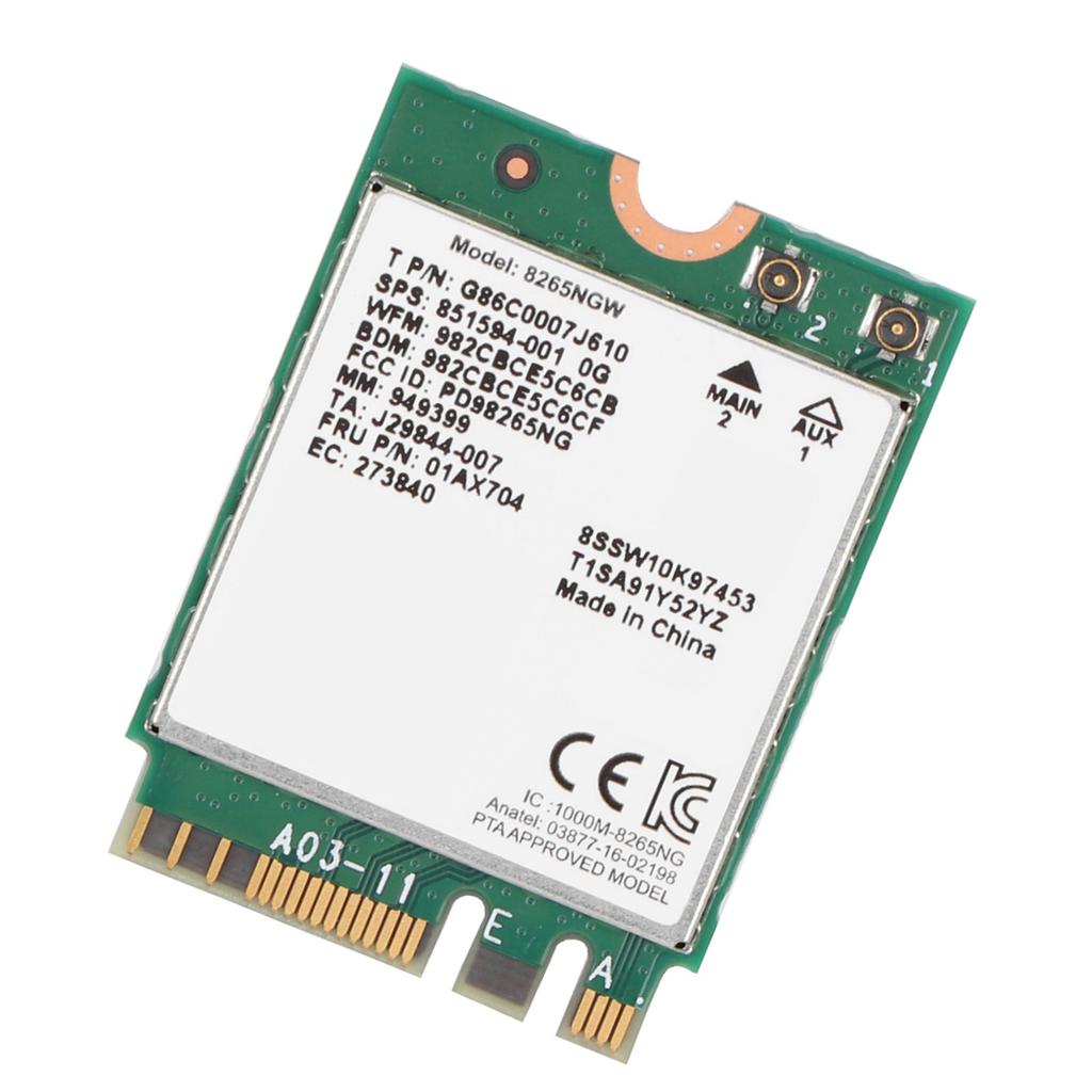 Bluetooth 4.2 For Intel 8265 867M 802.11AC 2.4G 5G Wireless Network Card For Lenovo