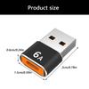 Прочный металлический адаптер Type C на USB OTG конвертер для быстрой передачи данных, зарядка 120 Вт 6 А и подключение устройств