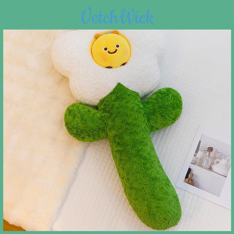 Cute Cartoon Flower Plush Toy Cushion Pillow For Giftgiving And Home Comfort
