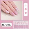 French Tip Gels Nail Strips Glittering Gels Nail Sticker Lovely Nail Polish Strips Gels Nail Wrap Nail Art Sticker