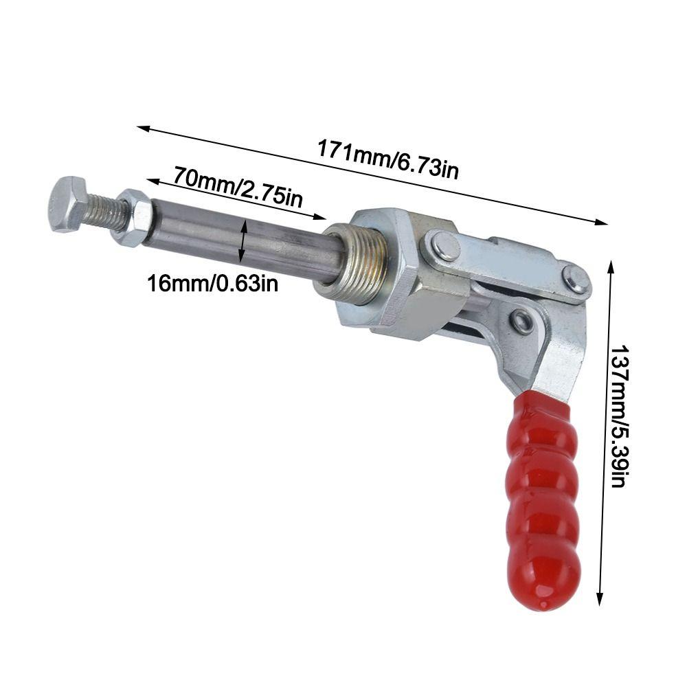 Iron Quick Release Toggle Clamp 171*137mm Push Pull Toggle Clamp Tool Toggle Clamp  Woodworking