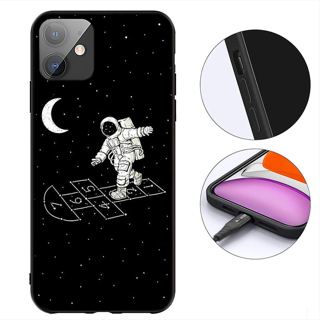 Creative Design Art Astronaut Moon Phone Case for Motorola Moto Edge 70 60 Fusion NEO Pro G Stylus G56 G96 G52 G04 G05 G64 G71