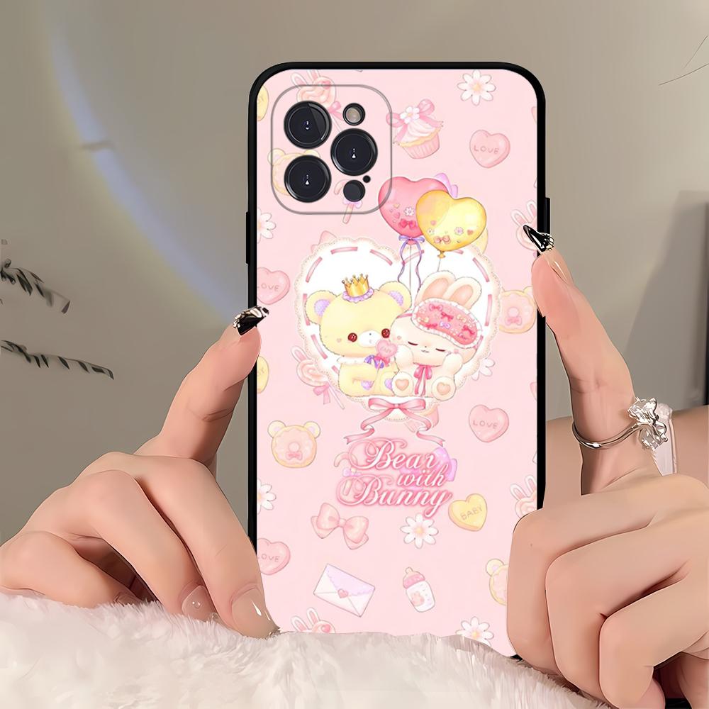 Чехол для телефона S-Sugarbunnies для iPhone 16 15 14 11 12 13 Mini Pro XS Max Чехол 6 7 8 Plus X Funda Shell