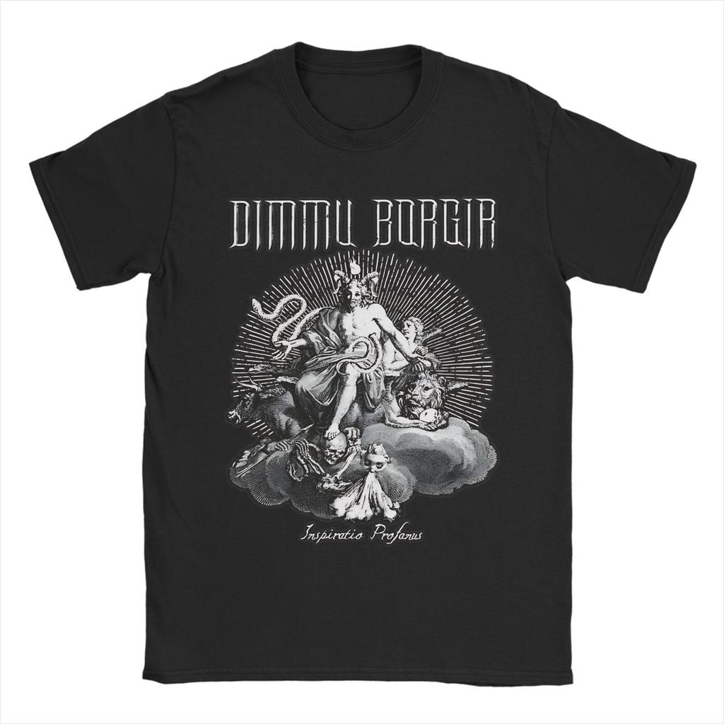 Dimmu Borgir Black Metal Band Outfit Унисекс Футболки Хлопковая Футболка Модная Футболка Одежда