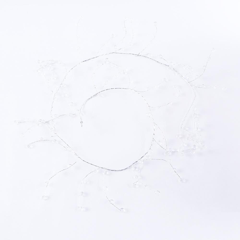 Прозрачный Акрил Свадебное Украшение Вечеринка Штора-Гирлянда Капли Дождя С Алмазным Бисером Гирлянды из Бусин Хрустальные Бусины