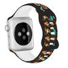 Силиконовый ремешок для Apple Watch Band 44 мм 40 мм 45 мм 49 мм 41 мм 38 мм 42 мм Хэллоуинский браслет iwatch series 9 7 se 3 5 4 6 8 ultra 2
