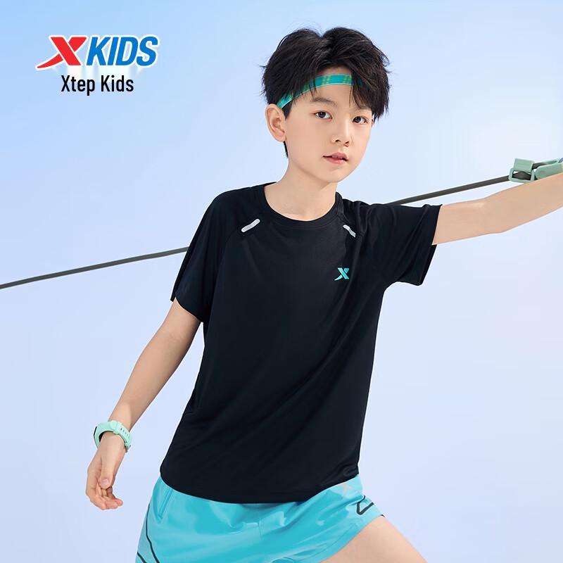 XTEP Kids' Unisex Short Sleeve Casual T-Shirt