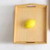 Dinner Tray Multifunctional Large Wooden Serving Tray with Handle for Breakfast Fruit Food Coffee