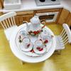 Mini China Tea Cup Ceramic Pocket Tea Set  for 1/6 BJD Doll/for 1.5" Barbie Doll/Blythe Doll
