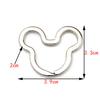 6Pcs/Lot Heart Star Shape Key Ring Chain Round Flat Wire Open Ring Metal Key Ring DIY Car Key Toy Pendant Making Chain Wholesale