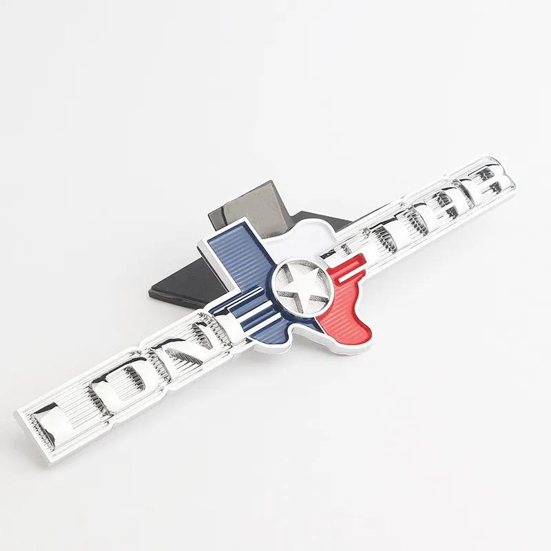 1 шт. 3D ABS Texas Edition Lone Star эмблема на задний багажник автомобиля для Silverado Sierra наклейка аксессуары