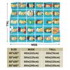 Warm Soft Throw Blanket Picnic S-Simpsons Character Head Portrait Blanket Flannel Bedspread For Home Novelty Sofa Bed Cover