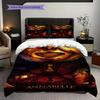 Whispers Annabelles Curse Three-piece set (1 * duvet cover + 2 * pillowcase, without core) 2D Flat Christmas birthday gift Soft and comfortable