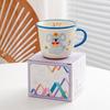 Comic Cartoon Animal Ceramic Large Capacity Breakfast Cup Household Mug Milk Cup Oatmeal Cup High Appearance