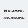 3D глянцевые черные буквы RX200t RX270 RX300 RX350 RX450h RX450hL гибридная эмблема для автомобиля LEXUS на крыло багажника задняя наклейка с логотипом