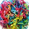 100g/Bag Wavy Shredde Colorful Raffia Shredded Paper Confetti Packaging Filler DIY Wedding Party Easter Basket Filler