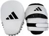 Adidas Combat Sports Boxing Punching Speed Coach ADISBAC01 Mitts, Mitts, White/Black (WHITEB)
