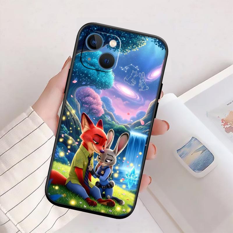 QE29 Зверополис Дисней Чехол для телефона для OPPO A40 A60 A80 A15 A16 A16K A12 A17 A17K A54 A54S A53 A53S A55 A56 A57 A98 F23
