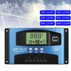 MPPT Solar Charge Controller Auto Solar Panel Intelligent Regulator with Dual USB Port LCD Display for Batteries