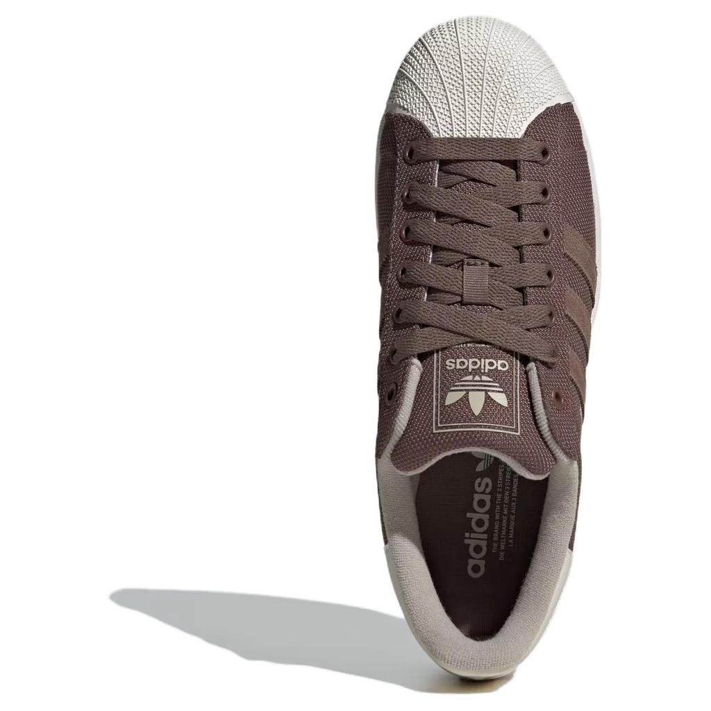 adidas Originals Superstar 2 Скейтбордические кроссовки Унисекс Темно-коричневые Белые JQ3184