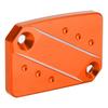 Front Brake Fluid Reservoir Cap Cover Fit for Suzuki GSXS125 GSXS150 GSXR125 GSXS150(Orange )