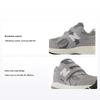 NB 2002R Дышащие кроссовки на липучках с низким верхом для ходьбы Детская обувь Серо-белые IV2002ST