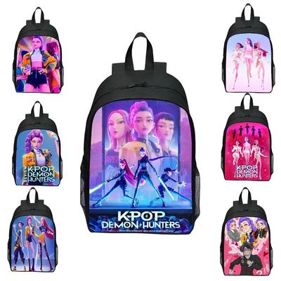 Huntrix Kpop Охота на ведьм Рюкзак большой вместимости Mochila Рюкзак для компьютера Для мальчиков и девочек Спортивная дорожная сумка Лучший подарок