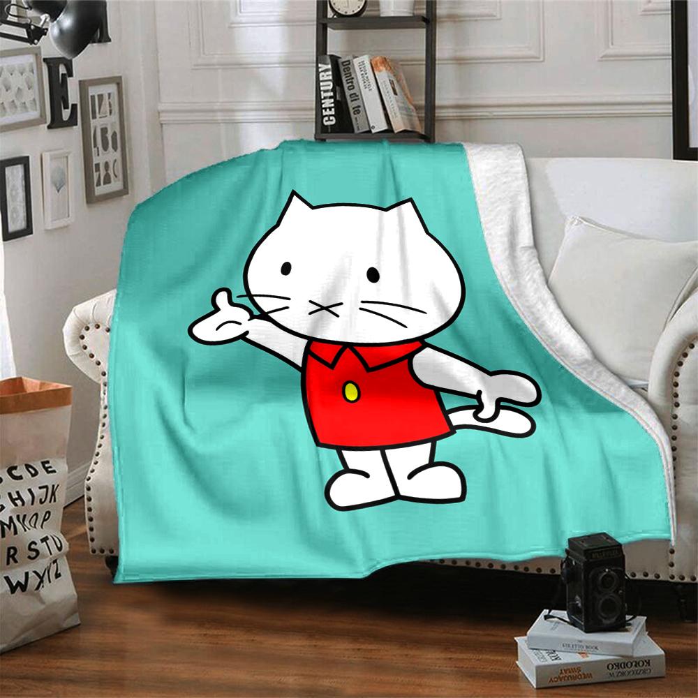 Musti Theme Printed Blanket - Perfect for Couch, Bed, Travel & Outdoor Use | Machine Washable, Cozy & Durable.