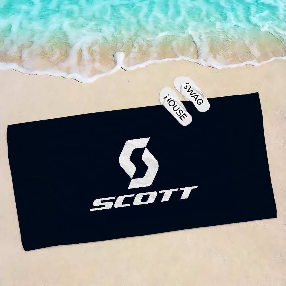 S-Scott Bike logo Microfiber Beach Towel Absorbent Quick dry Soft Yoga Swimming Resort Mountain Climbing Towel