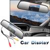 Car Rearview Mirror Monitor HD Video Auto Parking Monitor 4 LED Night Vision Car Rear View Camera 4.3" 5" TFT LCD