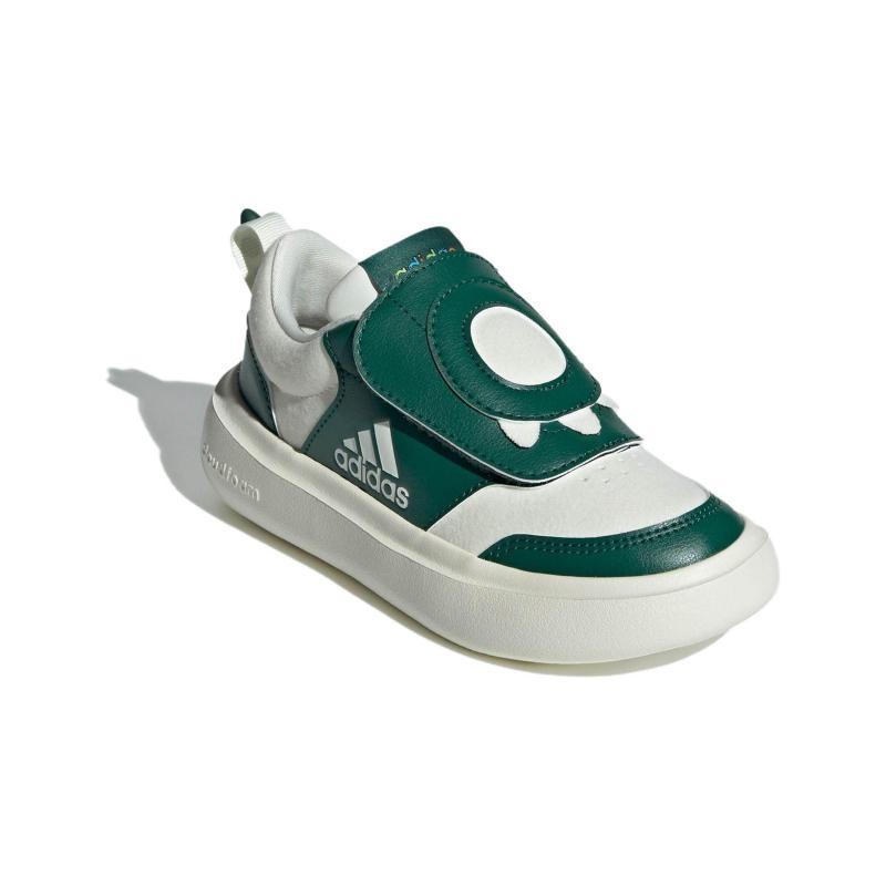 NAILOONG x Adidas Park St Durable Breathable Kids Lifestyle Shoes White Green Kids' Sneakers IH0840