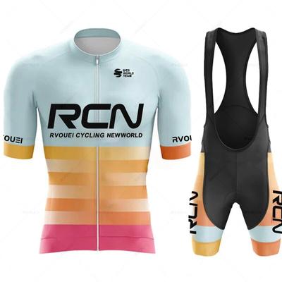 Ropa De Bicycle New RCN 2023 Велосипедный трикотаж Одежда для велоспорта Летняя рубашка с короткими рукавами для велоспорта MTB Шорты Мужские майо Ciclismo