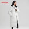 Yaya Women's Mid-Length Hooded Down Jacket
