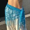 Tassel Belly Dance Hip Scarf Triangular Dancer Skirt Indian Style Women Waist Chains  For Girl