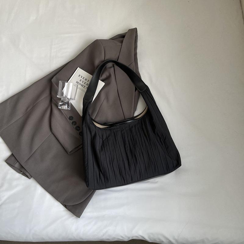 Корейская тканевая сумка большой вместимости, женская новая модная легкая наплечная сумка, повседневная универсальная сумка под мышкой