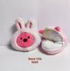 Capybara Plush Earphone Case & Coin Purse with Slap Bracelet - Backpack Pendant & Gift Idea