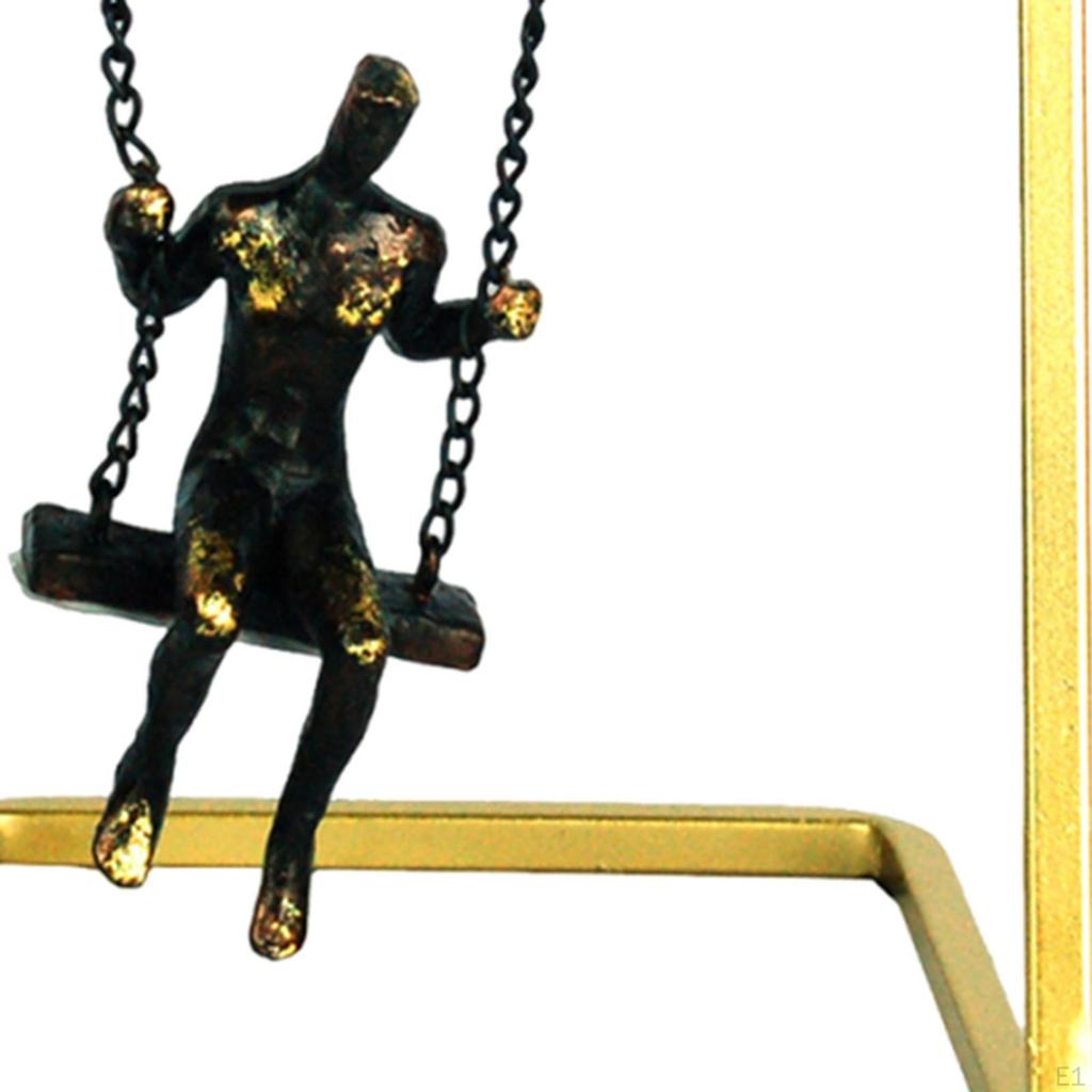 Elegant Swing Figure Sculpture for Stylish Home Decor