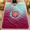 Flannel BlanketBurnley Football Warm Soft Throw Blanket for Indoor Sofa Bed Living Room Use